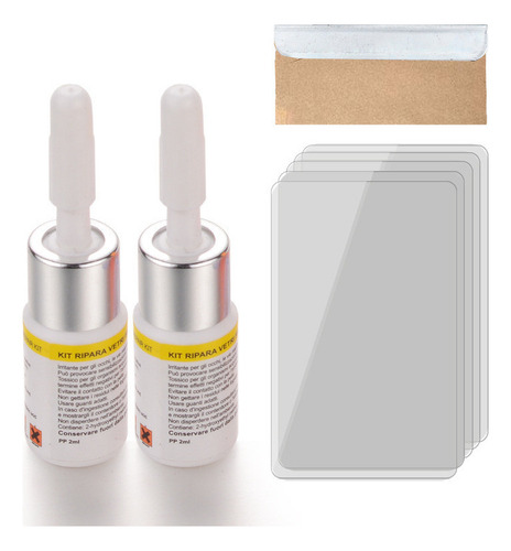 Líquido Reparador De Vidrios Para Reparar Astillas Y Grietas