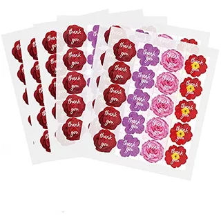 Thank You Stickers 1.5 Inch Labels For Small Packag...