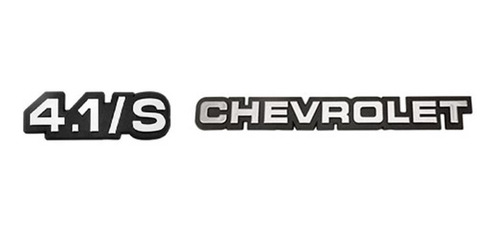 Emblemas Cromados 4.1/s E Chevrolet Opala 88 89 90