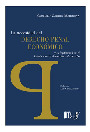 Libro - La Necesidad Del Derecho Penal Economico - Castro M