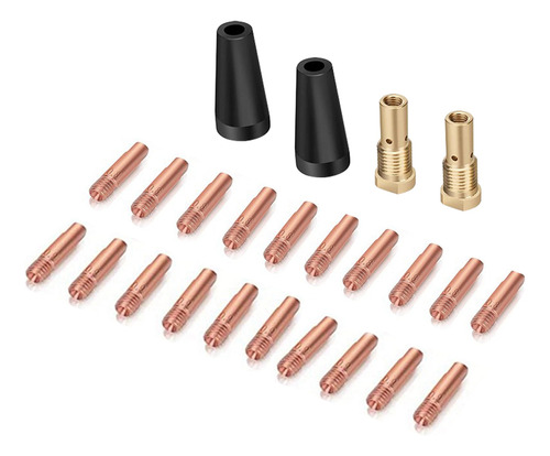 Kit De 24 Antorchas De Soldadura Mig De 0.8/0.9 Mm De Latón