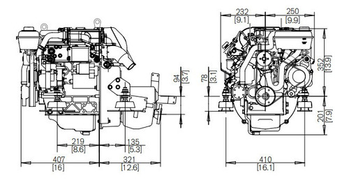 Motor Diesel Veleiro Volvo Penta D1 30hp Com Reversor