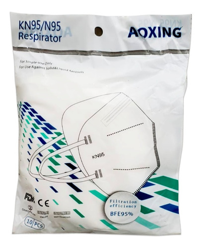 Aoxing Respirador Kn95 | Certificación Ce & Fda