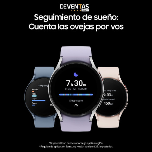 Imagen 3 de 7 de Samsung Galaxy Watch5 Bluetooth 44mm Silver