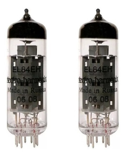 Imagem 3 de 6 de Valvula Electro Harmonix El84eh Par Casado Made In Russia
