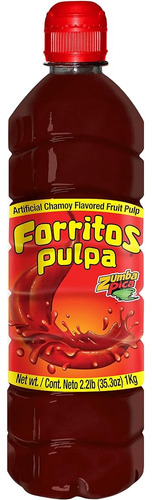 Zumba Pica Forritos Pulpa Chamoy Salsa 2.2lb (1kg) - Caramel