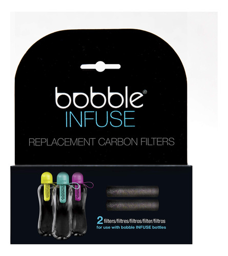 Filtro Carbono Repuesto Para Botella Bobble Classic Infunde