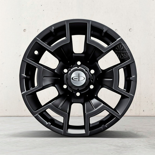 Llanta Deportiva Eb Usw11 R17x8 6x139,7 Ranger Hilux S10 Negro Mate