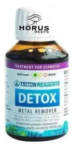 Triton Detox 100ml- Remove Metais Pesados Aquario Marinho