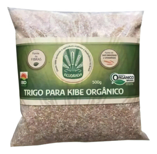 Kit 3x: Trigo Para Kibe Orgânico Alvorada 500g