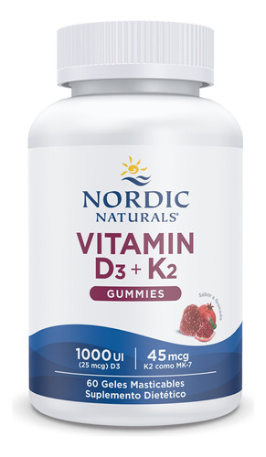 Vitamin D3 + K2 Gummies - Nordic Naturals - Vitamina