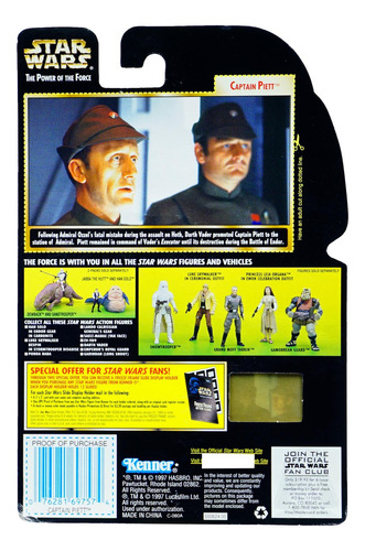 Star Wars Power Of The Force Frame Captain Piett Detalle