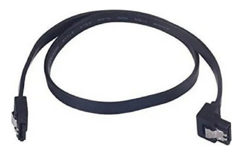 Cable Sata Datos Para Disco C/traba Metálica 45 Cm Negro