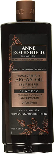 Shampoo Vegano Anne Rothshield Macadamia & Argan Oil 700 Ml