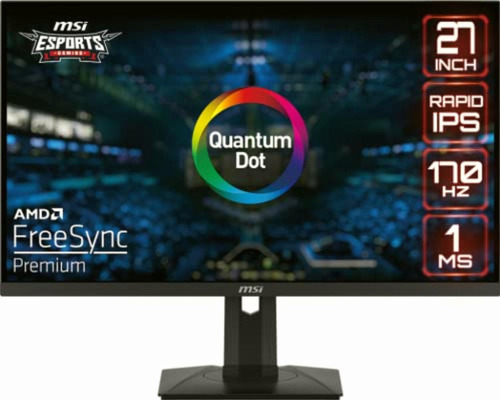 Msi G274qpf-qd, Monitor Para Juegos De 27 Pulgadas, 2560 X