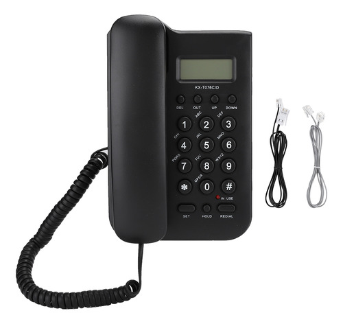 Teléfono Fijo Kx T076 Con Cable En Inglés Para Oficina Domés