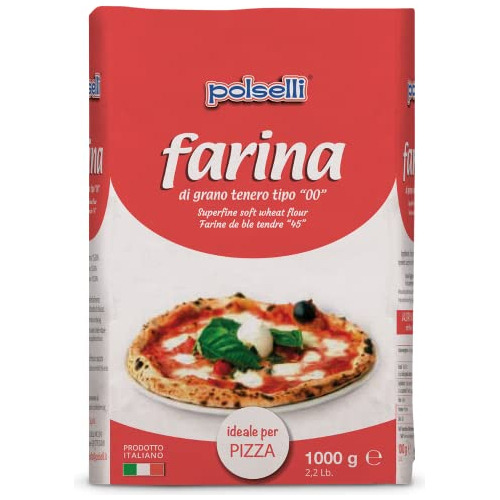 Harina Para Pizza, Tipo 00, 2.2 Lbs, Masa Napoletana, Romana