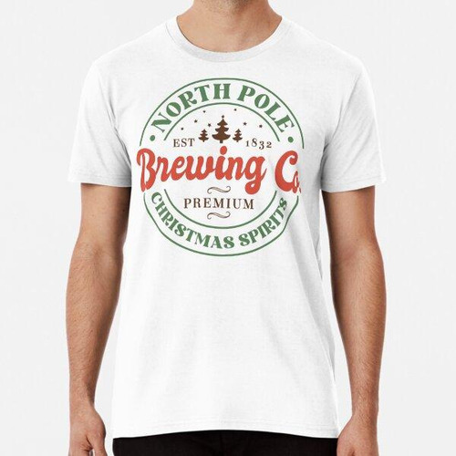 Remera North Pole Brewing Co - Diseño De Licores Navideños A