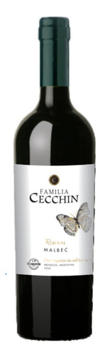 Vino Orgánico Malbec Reserva Cecchin 6 X 750 Cc Sin Sulfitos