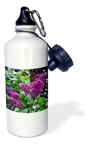 Botella De Agua Deportiva 3drose Blooming Lilacs In Michigan