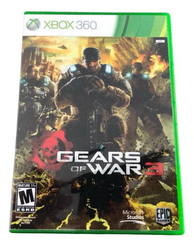 Gears Of War 3 Xbox 360 Original Americano (Recondicionado)