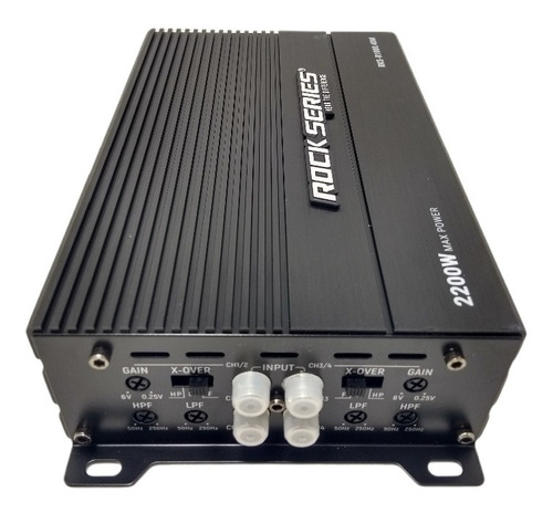 Imagen 7 de 8 de Amplificador Clase D. Rock Series. Rks-r1000.4dm. 4 Canales.