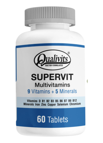 Qualivits | Multivitaminico Super Vit | 60 Tabletas