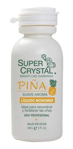 Líquido Monómero Olor Piña 2oz / 60ml Super Crystal