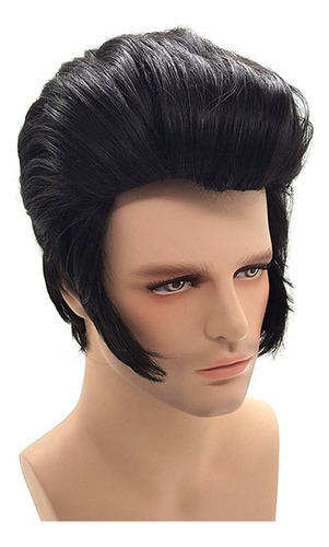 2024 Peluca De Cosplay For Hombre, Cantantes De Rock, Elvis