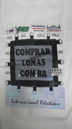 Camiseta Camisa Loneiro Comprar Lonas América Curitiba Pr