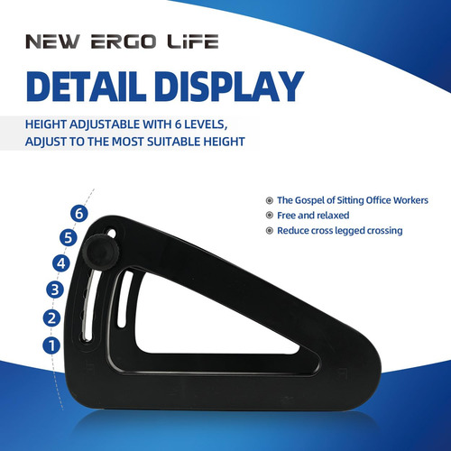 Reposapiés Ajustable Ergonómico Cómodo Para Oficina Mmg