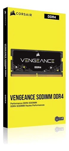Corsair Vengeance Performance - Memoria Sodimm De 16 Gb (2 X 8 Gb) Ddr4 2933 Mhz Cl19 Sin Búfer Para Portátiles Intel Core I7 De 8ª Generación O Más Nuevos Y Amd Ryzen Serie 4000