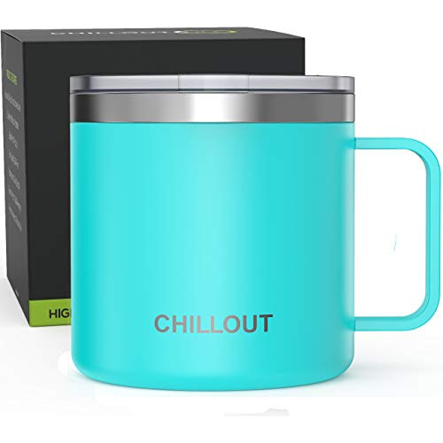 16 Oz Stainless Steel Vacuum Insulated Coffee Mug With ...