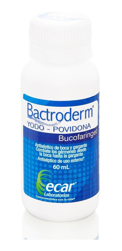 Bactroderm Yodopovidona Bucofaringeo 60 Ml