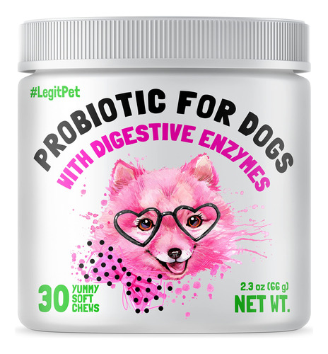 Legitpet Probiticos Para Perros Con Enzimas Digestivas Natur