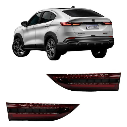 Par Lanterna Traseira Fiat Fastback 2023 2024 Mala Original