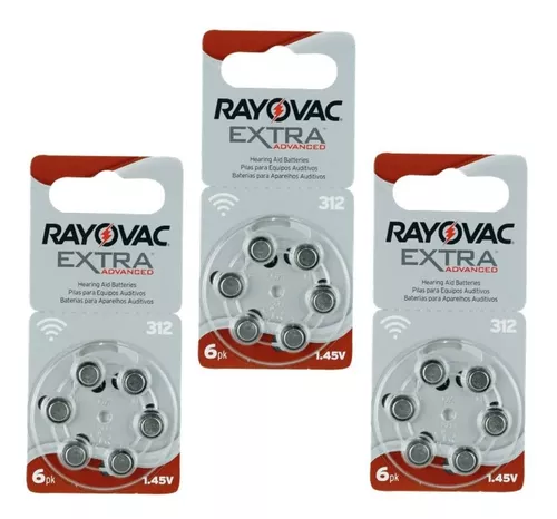 Kit 18 Pilas Para Audifono Rayovac Pr312 (18 Pilas)