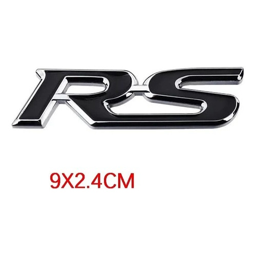 Logo Emblema Rs Adhesivo Racing Tuning Universal