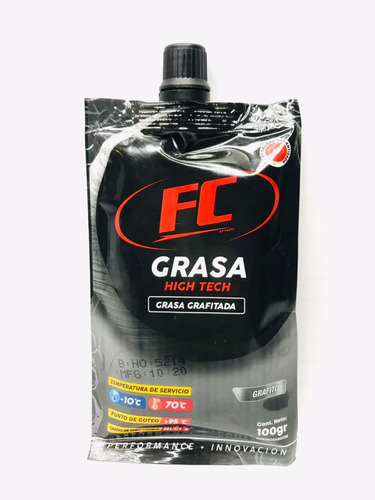 Grn1 Grasa Negra Grafitada 100 Gramos Para Fiat X2