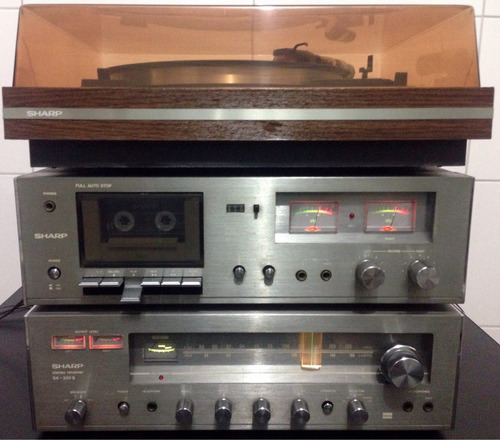Som System Modulado 3x1 Sharp Sms 300b Vintage/revisado/top (Usado)