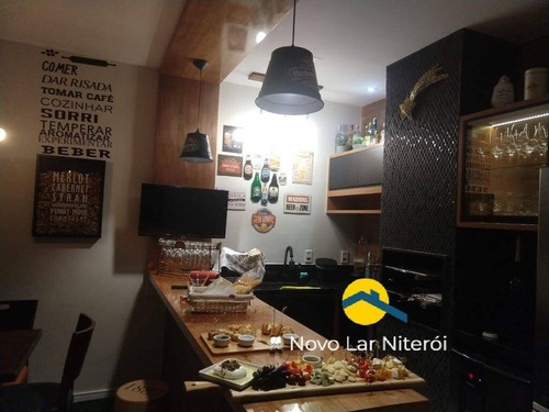 Imagem 5 de 15 de Cobertura Duplex Toda Reformada No Miolo De Icaraí 3 Quartos Com Vaga. - 145