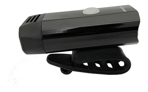 Imagem 3 de 4 de Lanterna Farol Bateria Usb 2 Leds 5w Preto Elleven Bike