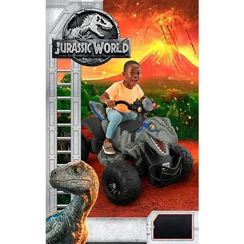 Power wheels cuatrimoto infantil jurassic world dino racer hot sale