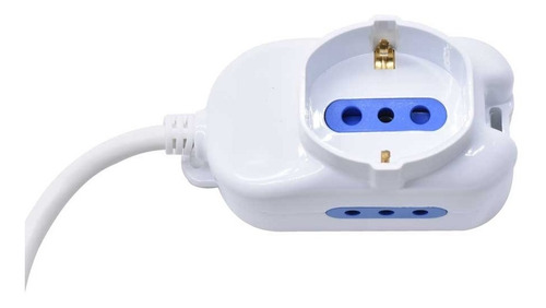Imagen 3 de 9 de Alargue 1 Schuko 2 Modu Late 5m Led Life 203074-5m