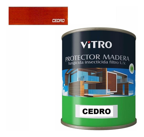 1l Protector De Madera Uso Interior Exterior Vitro