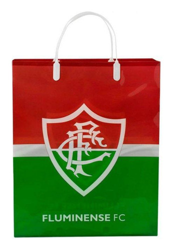 Sacola De Presentes Cores Time 33x9x27cm - Fluminense