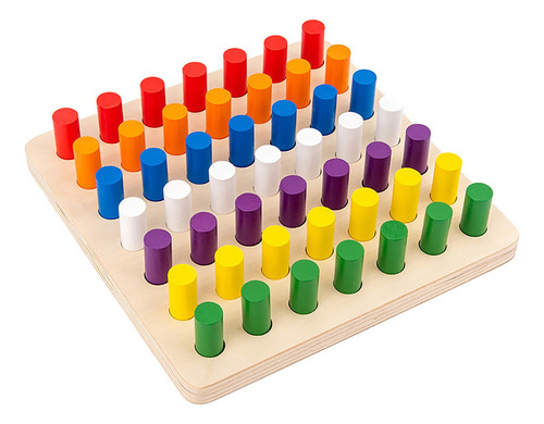 Juegos Bloques De Cilindro Juguetes De Matemáticas De Madera