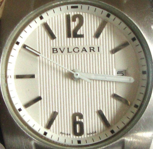 Reloj Bvlgari Sd38s L 2161  Impecable Mica De Zafiro