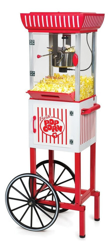Máquina de palomitas Nostalgia CCP399 aire caliente roja 325W 127V