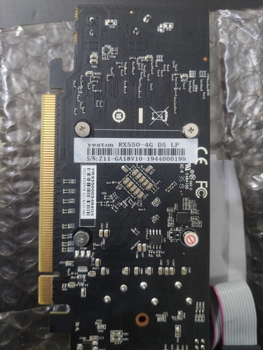 Imagem 8 de 8 de Placa De Vídeo Amd Radeon Rx550 4gb Gddr5 128bit Low Profile